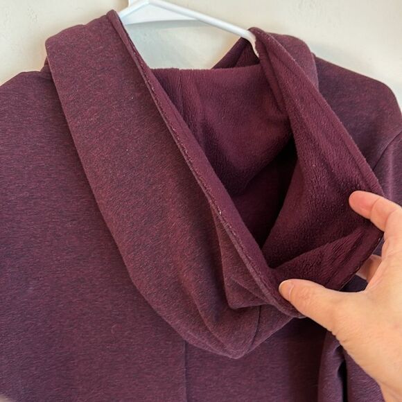 Athleta Women’s Easy Cozy Karma Jacket Cassis SIZE Medium #158372 maroon EUC! - Picture 8 of 12